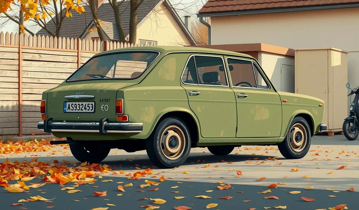 Poškodený predný nárazník motorového vozidla po dopravnej nehode
