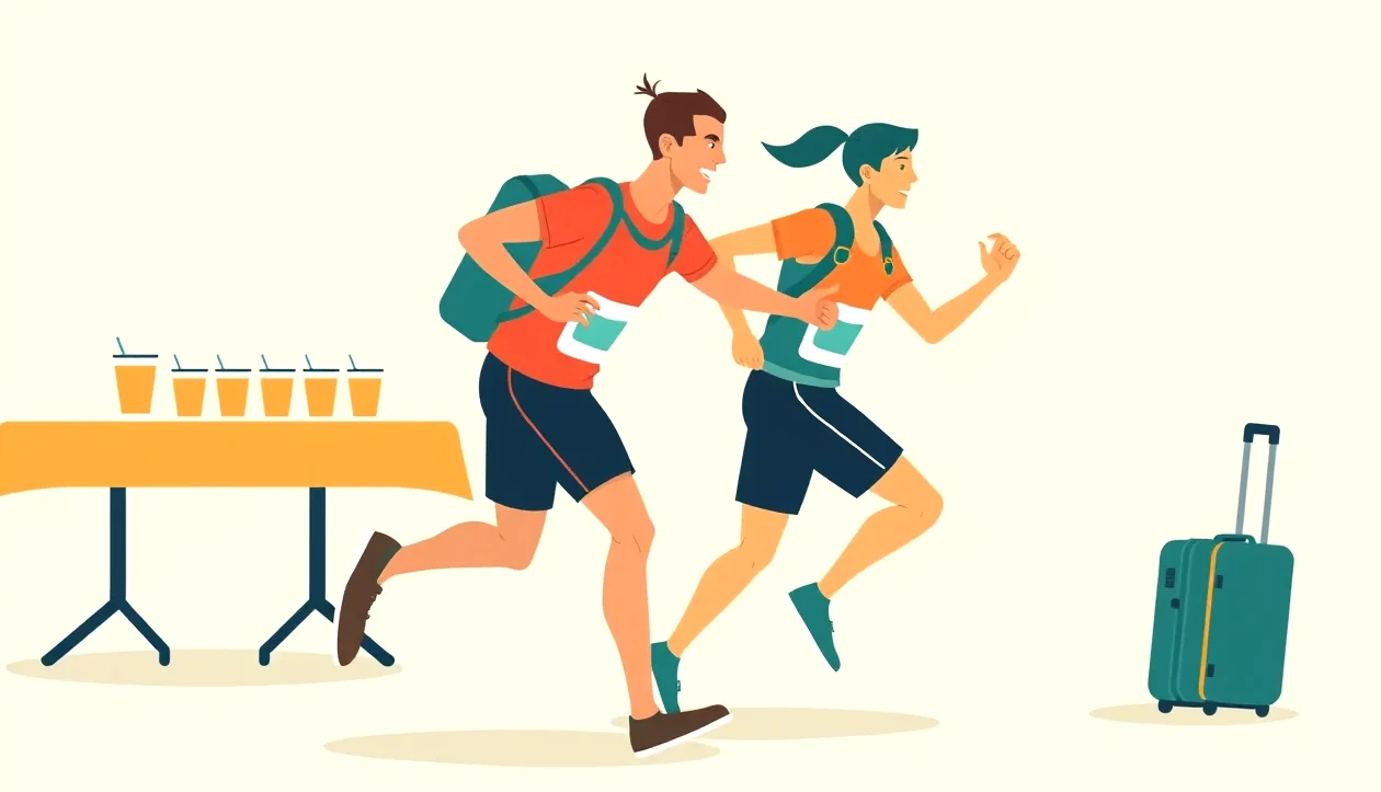 Bežci na štarte mestského maratónu v zahraničí