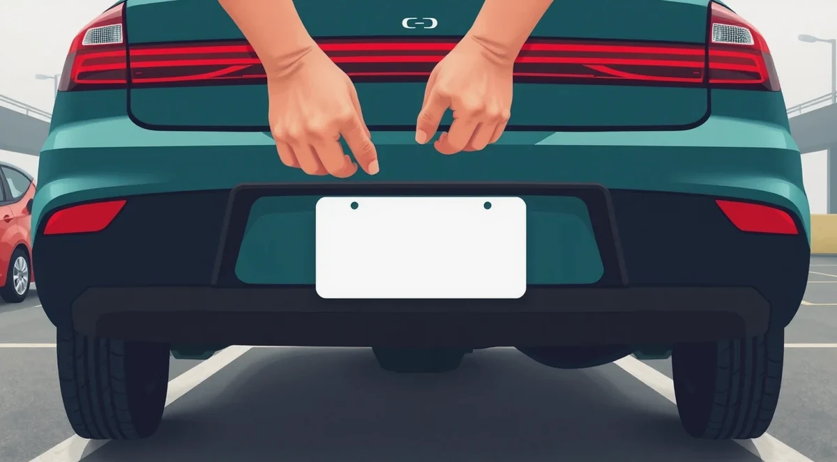 Osobné auto na zdviháku počas pravidelnej technickej a emisnej kontroly