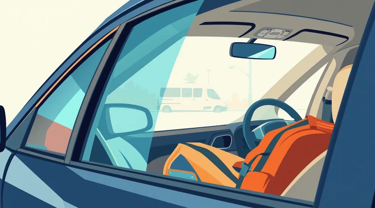 Policajné auto a vyšetrovanie nahláseného odcudzenia motorového vozidla
