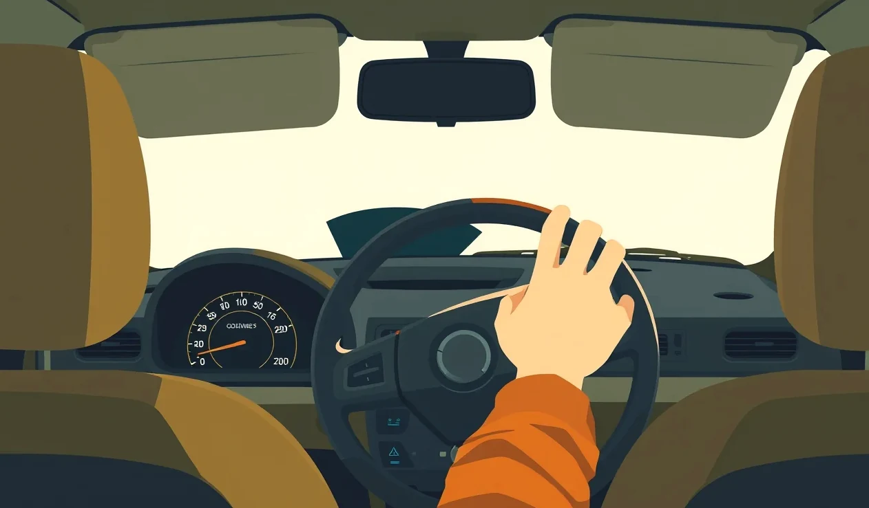 Predajca v autosalóne odovzdáva kľúče od nového bieleho vozidla zákazníkovi
