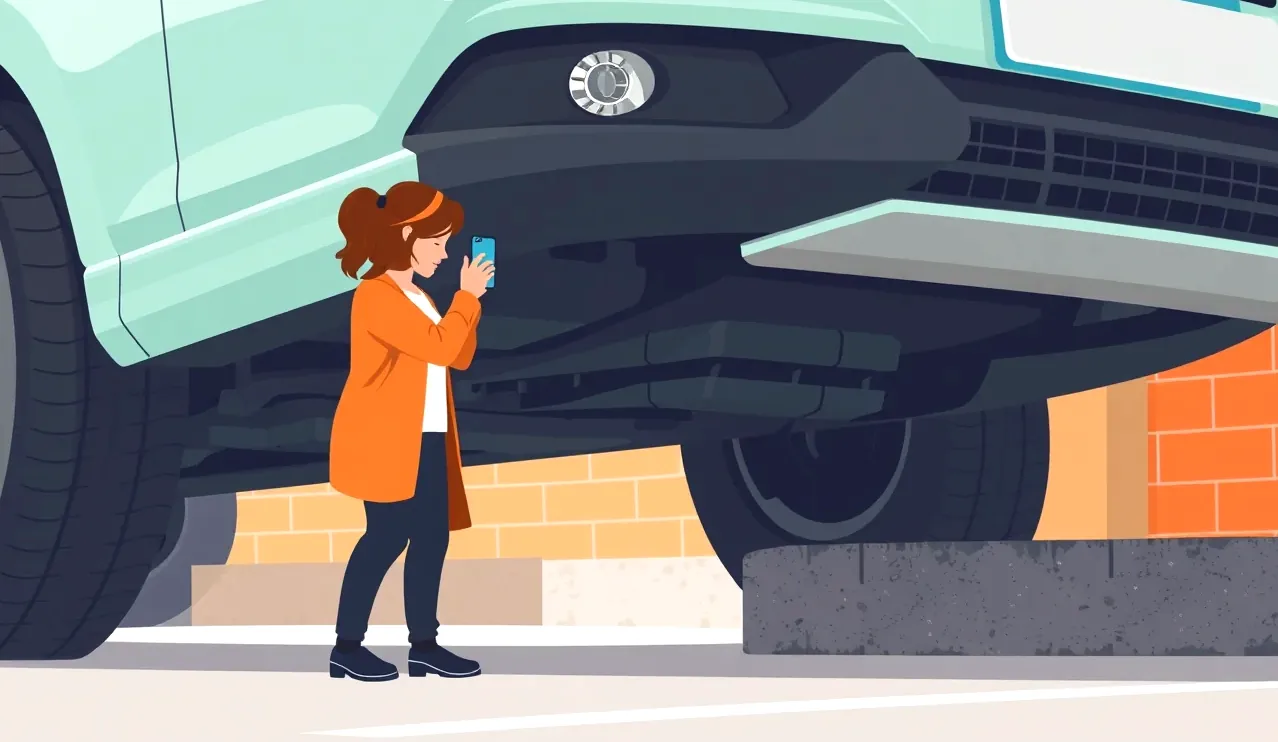 Meranie geometrie náprav osobného automobilu na digitálnej stolici po náraze