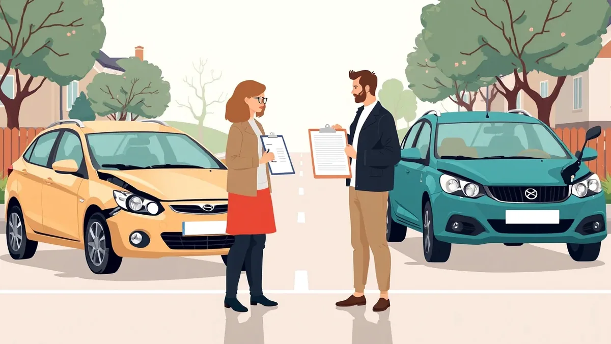 Elektrická kolobežka zaparkovaná na chodníku vedľa osobného automobilu v meste