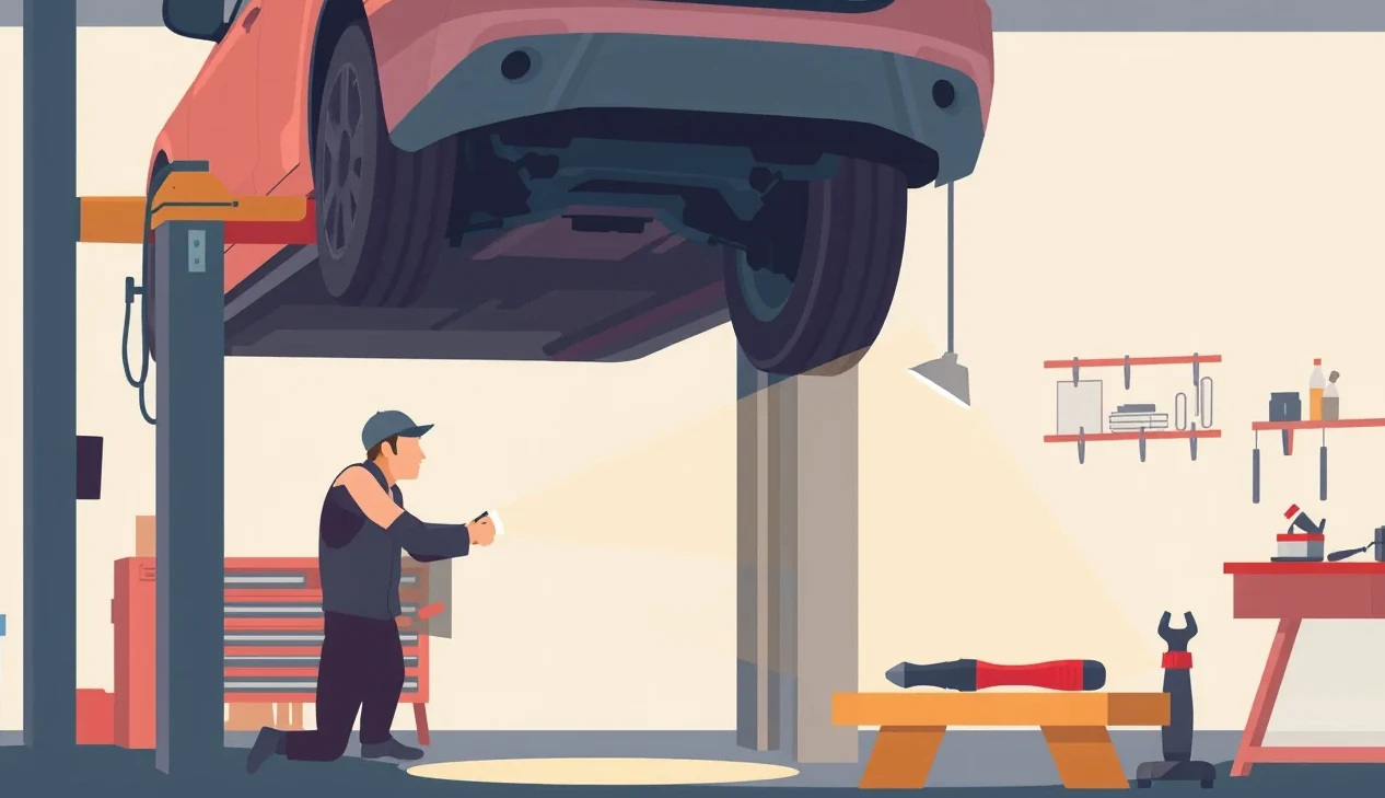 Vodič pri poškodenom automobile kontroluje rozsah škody po dopravnej nehode
