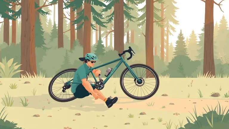 Seniorský cyklista s prilbou na modernom elektrobicykli stojaci na asfaltovej cyklotrase