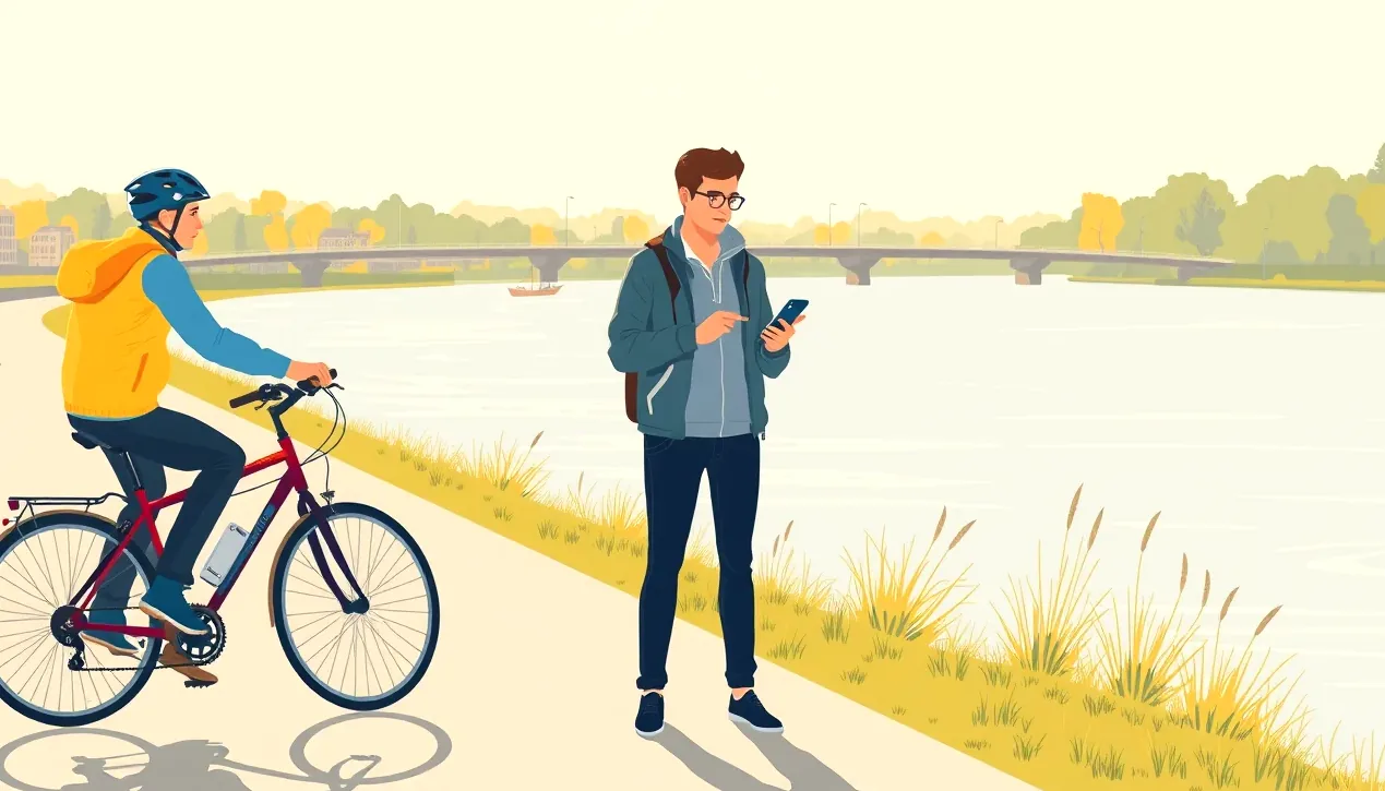 Dva horské bicykle bezpečne upevnené na zadnom nosiči osobného automobilu