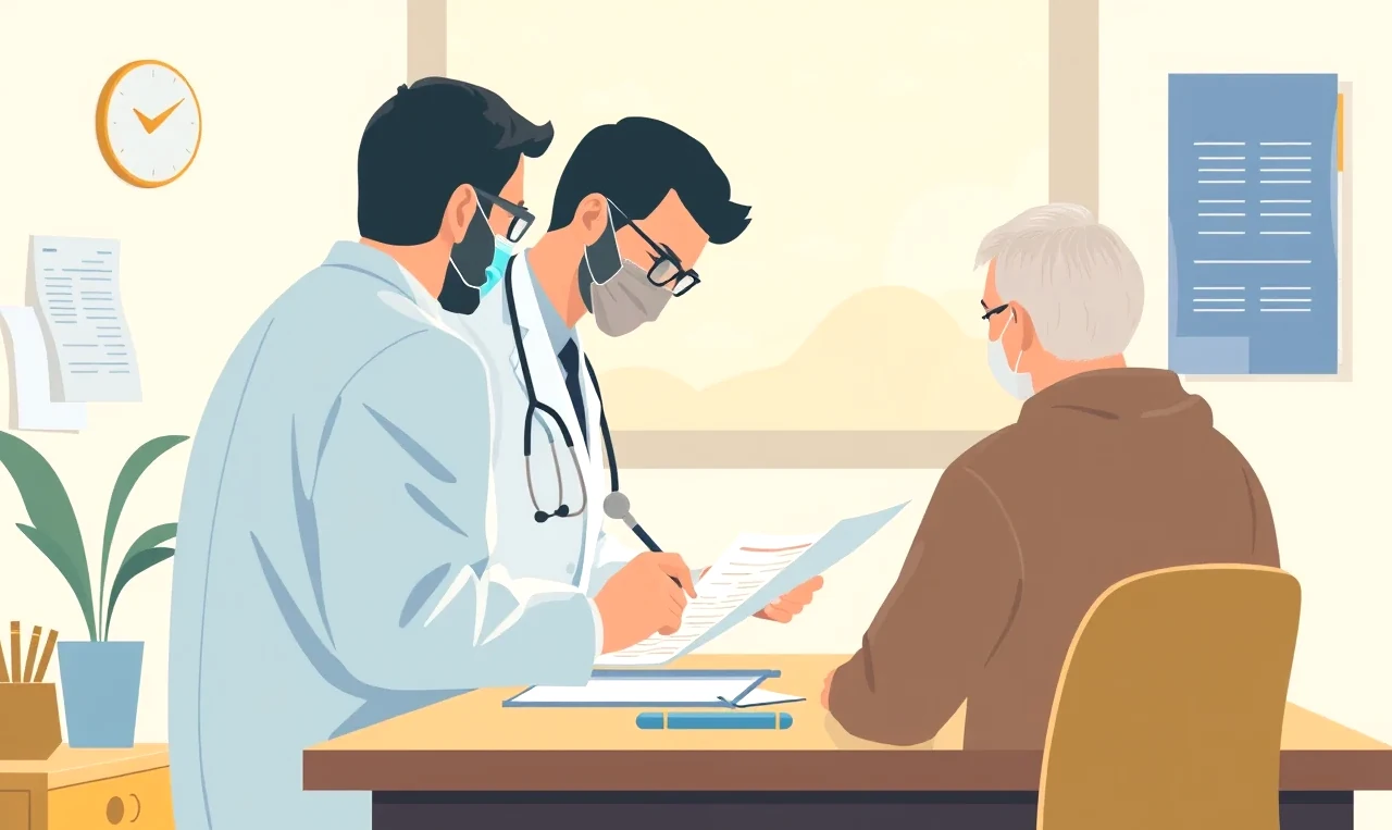 Cestovateľ kontroluje doklady a zamietnutú žiadosť o vízum pred cestou