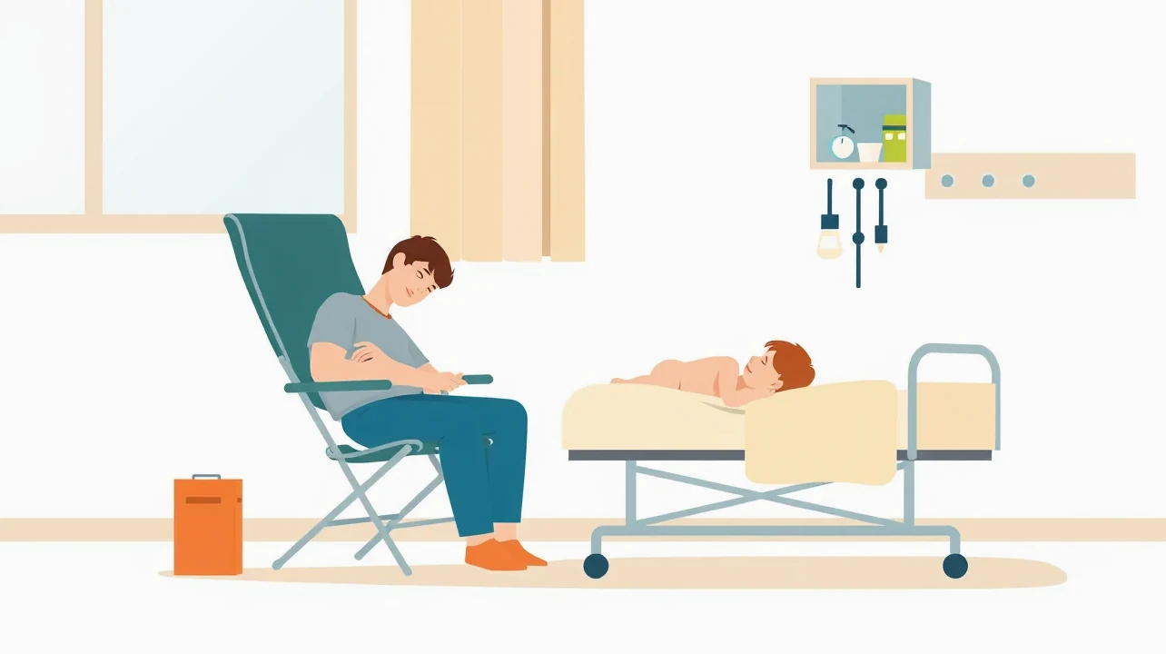 Lekár na ortopedickej ambulancii ukazuje rodičom röntgenovú snímku detskej zlomeniny