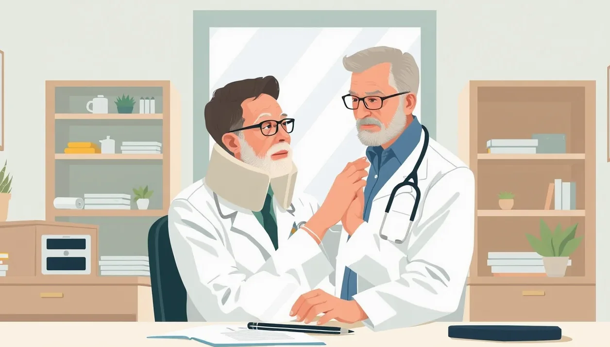 Starší vodič vypĺňa záznam o nehode a kontroluje doklady na kapote auta
