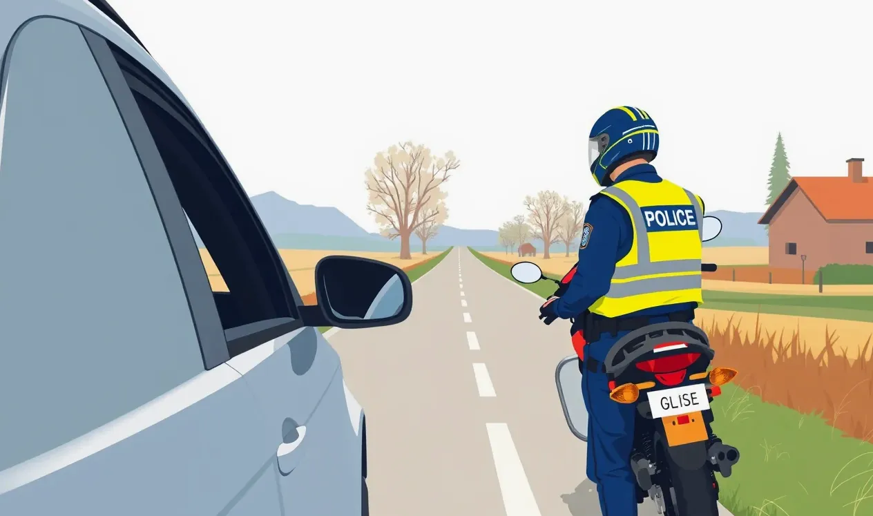 Vodič zadáva evidenčné číslo vozidla do smartfónu na overenie poistky po kolízii